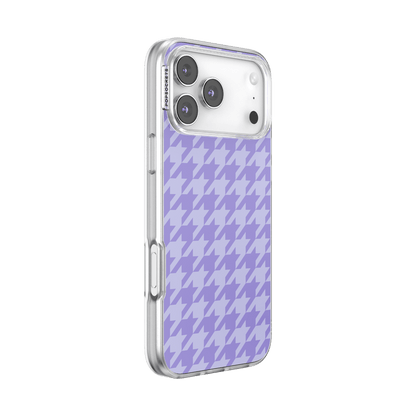 Lilac Houndstooth — iPhone 17 Pro Max MagSafe Case - US 21862