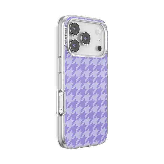 Lilac Houndstooth — iPhone 17 Pro MagSafe Case - US 10498
