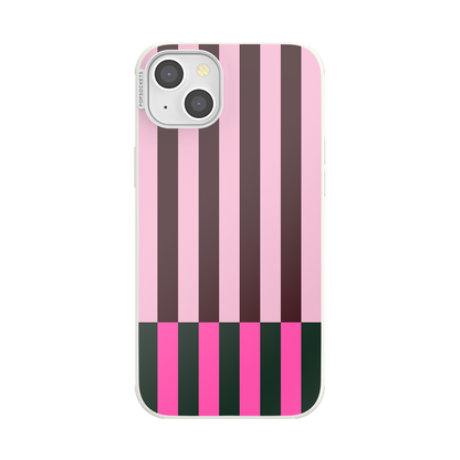 Pop of Pink Stripe — iPhone 14 Plus MagSafe Case - US 49080