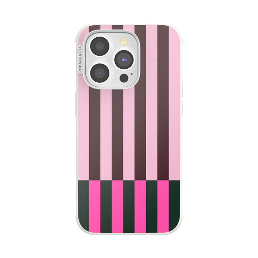 Pop of Pink Stripe — iPhone 14 Pro MagSafe Case - US 53281