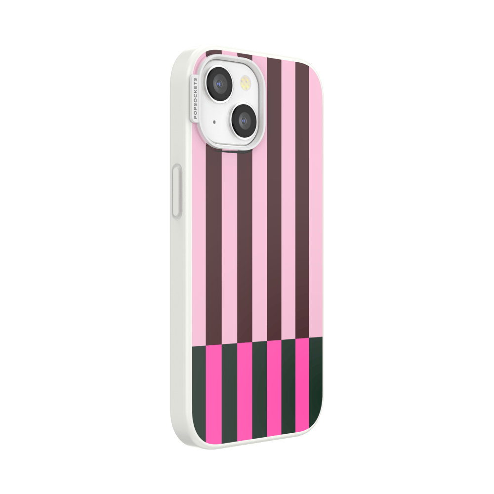 Pop of Pink Stripe — iPhone 15 MagSafe Case - US 34909