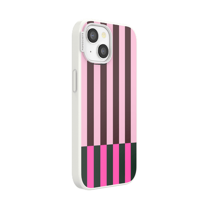Pop of Pink Stripe — iPhone 15 MagSafe Case - US 34909