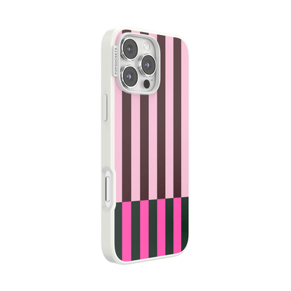 Pop of Pink Stripe — iPhone 16 Pro Max MagSafe Case - US 45116