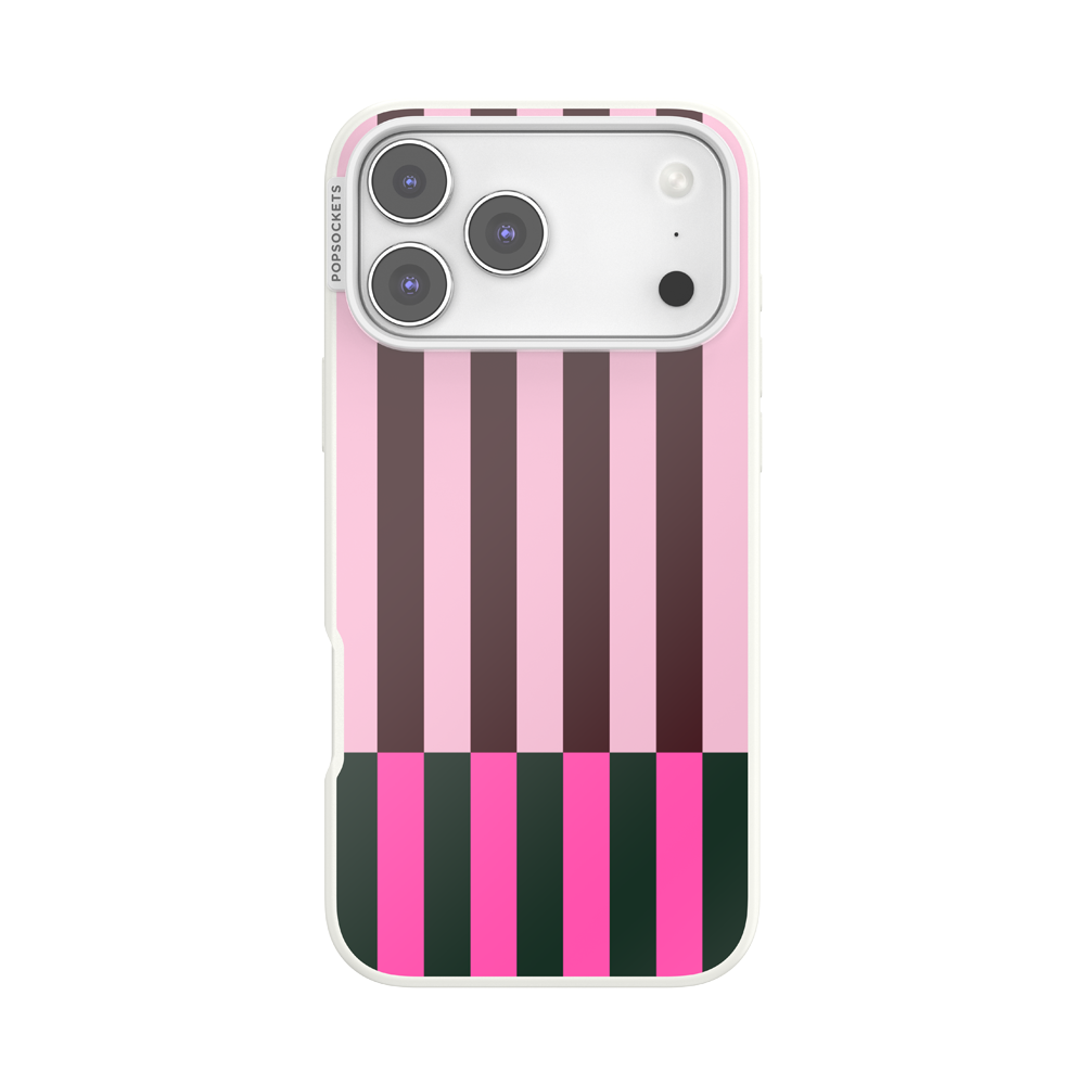Pop of Pink Stripe — iPhone 17 Pro Max MagSafe Case - US 72254
