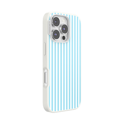 Soft Blue Stripe — iPhone 16 Pro MagSafe Case - US 51685