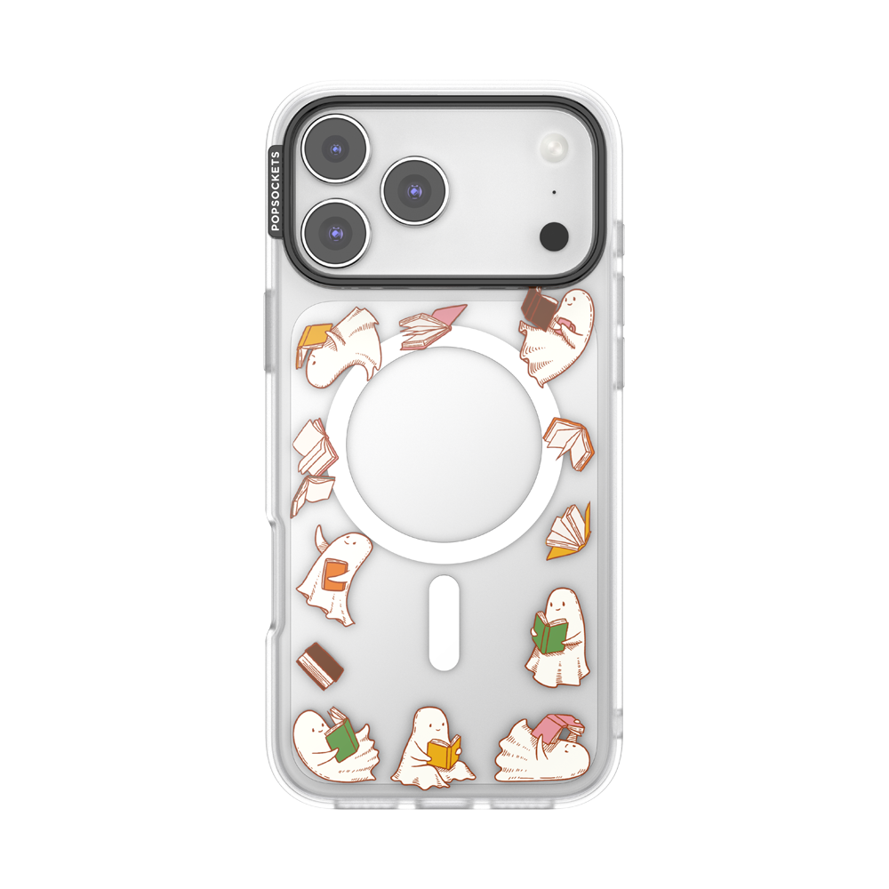 Spooky Book Club Clear — iPhone 17 Pro Max MagSafe Case - US 69133
