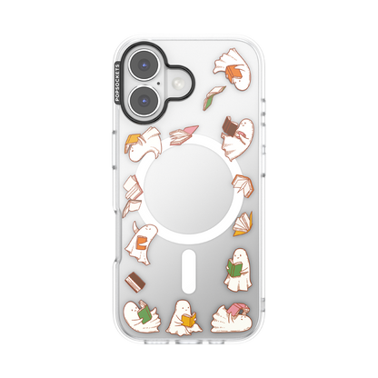 Spooky Book Club Clear — iPhone 17 MagSafe Case - US 08273