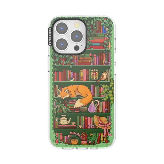 Storied Shelves Green — iPhone 13 Pro MagSafe Case - US 09332