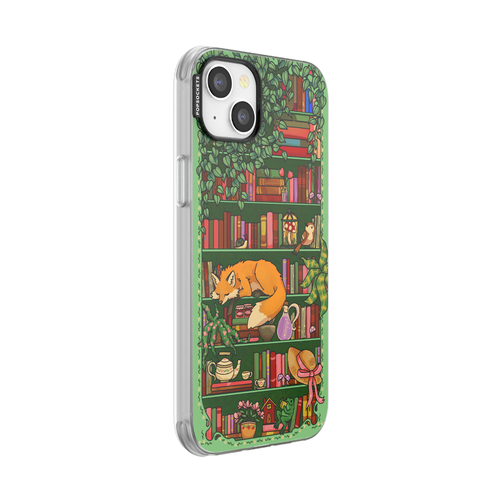 Storied Shelves Green — iPhone 14 Plus MagSafe Case - US 20147