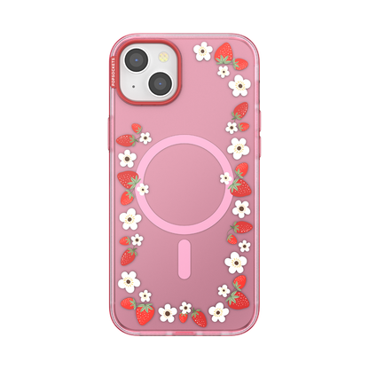 Strawberry Frame  — iPhone 15 Plus MagSafe Case - US 92286