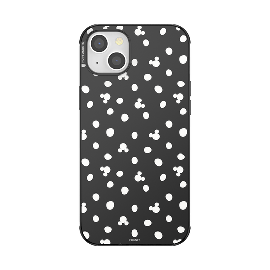 Translucent Black Mickey Polka Dot — iPhone 14 Plus MagSafe Case - US 69083