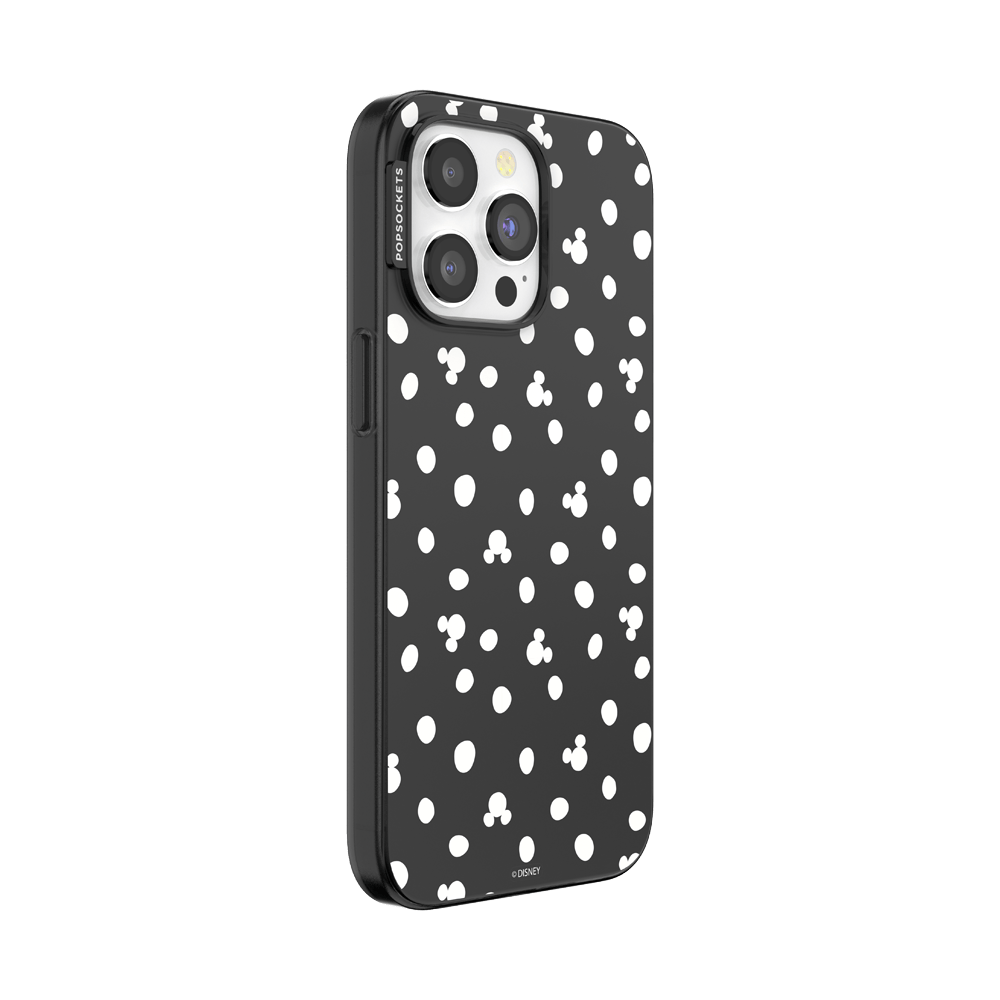 Translucent Black Mickey Polka Dot — iPhone 15 Pro Max MagSafe Case - US 85921
