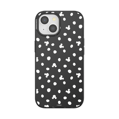 Translucent Black Mickey Polka Dot — iPhone 15 MagSafe Case - US 91208
