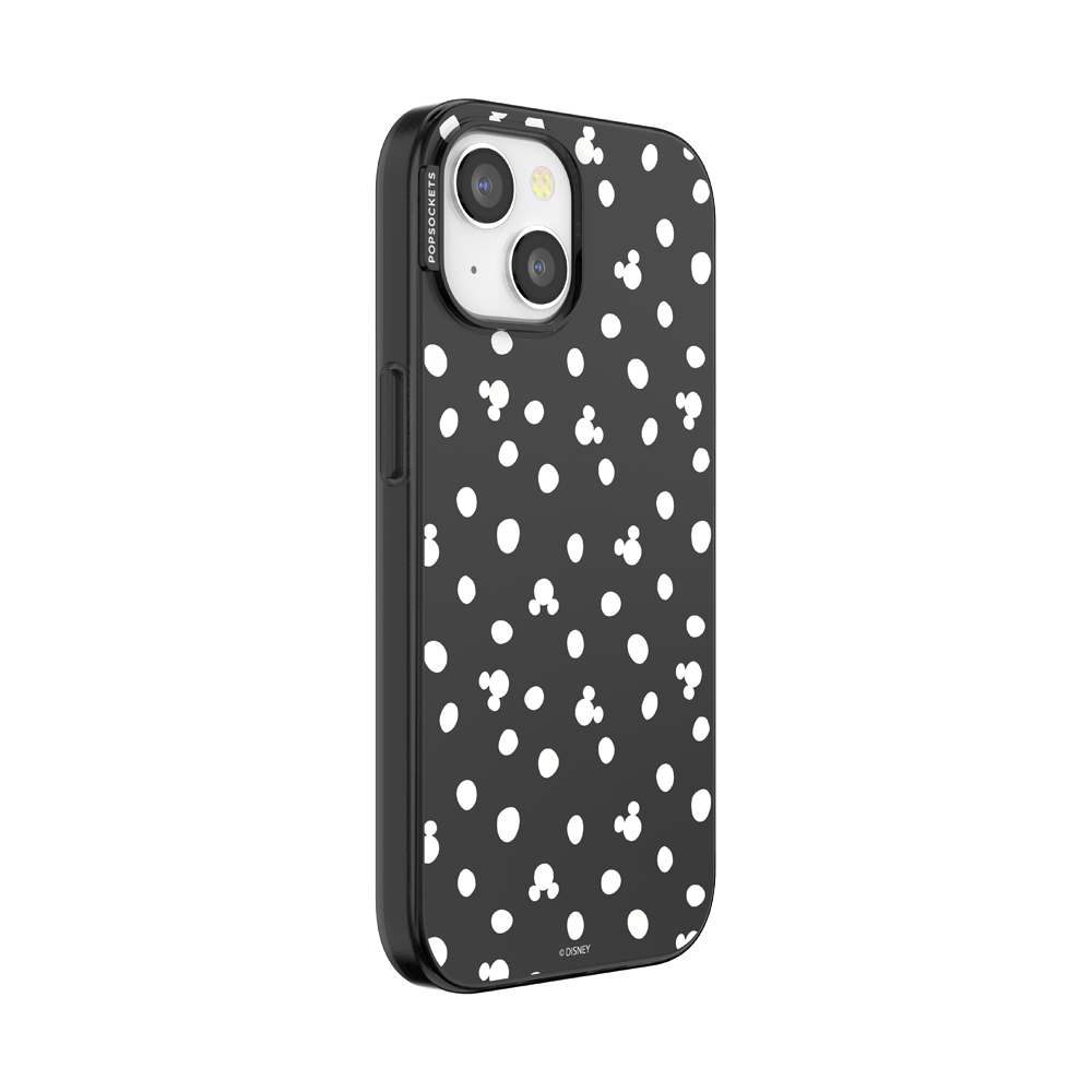 Translucent Black Mickey Polka Dot — iPhone 15 MagSafe Case - US 91208