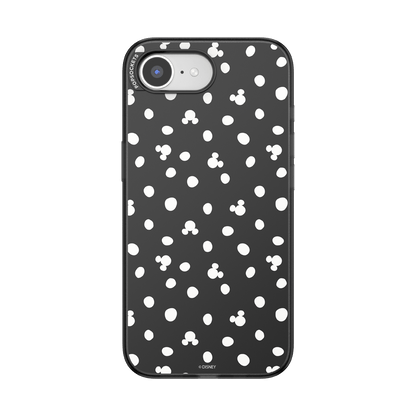 Translucent Black Mickey Polka Dot — iPhone 17e/16e MagSafe Case - US 46812