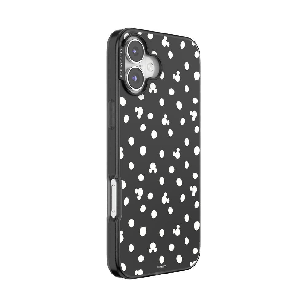 Translucent Black Mickey Polka Dot — iPhone 16 Plus MagSafe Case - US 05365
