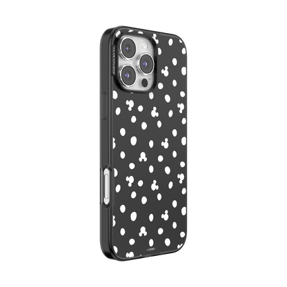 Translucent Black Mickey Polka Dot — iPhone 16 Pro Max MagSafe Case - US 14570