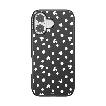 Translucent Black Mickey Polka Dot — iPhone 16 MagSafe Case - US 67939