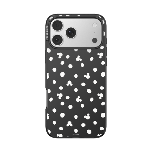 Translucent Black Mickey Polka Dot — iPhone 17 Pro Max MagSafe Case - US 43216