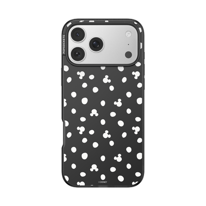 Translucent Black Mickey Polka Dot — iPhone 17 Pro Max MagSafe Case - US 64664