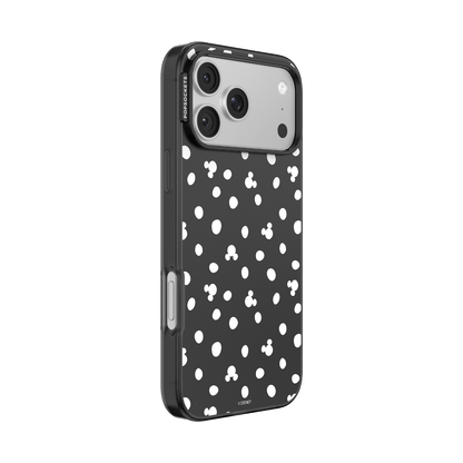 Translucent Black Mickey Polka Dot — iPhone 17 Pro Max MagSafe Case - US 43216