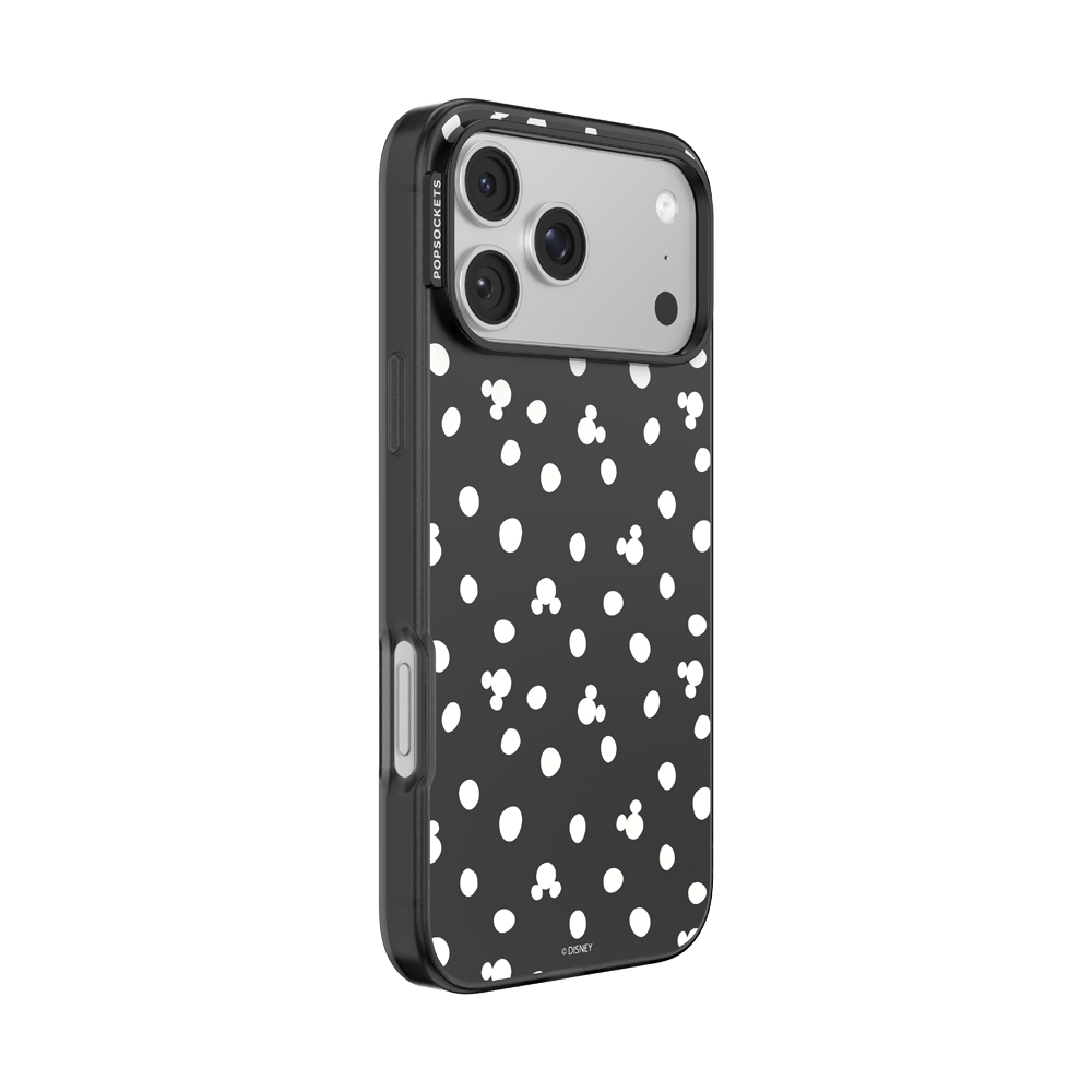 Translucent Black Mickey Polka Dot — iPhone 17 Pro Max MagSafe Case - US 03272
