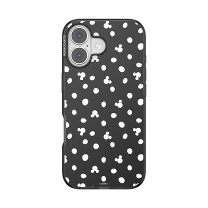Translucent Black Mickey Polka Dot — iPhone 17 MagSafe Case - US 02859