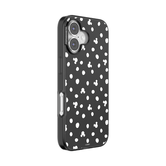 Translucent Black Mickey Polka Dot — iPhone 17 MagSafe Case - US 02859