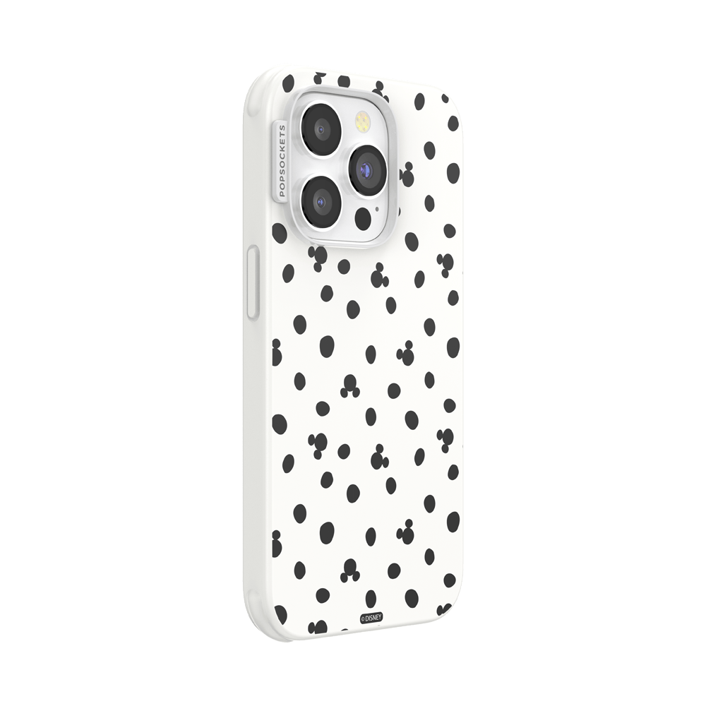 White Mickey Polka Dot — iPhone 14 Pro MagSafe Case - US 03349
