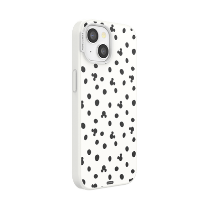 White Mickey Polka Dot — iPhone 15 MagSafe Case - US 19669