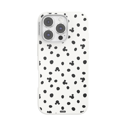 White Mickey Polka Dot — iPhone 16 Pro MagSafe Case - US 58699