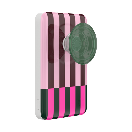 Pop of Pink Stripe — MagSafe PowerPack - US 19161