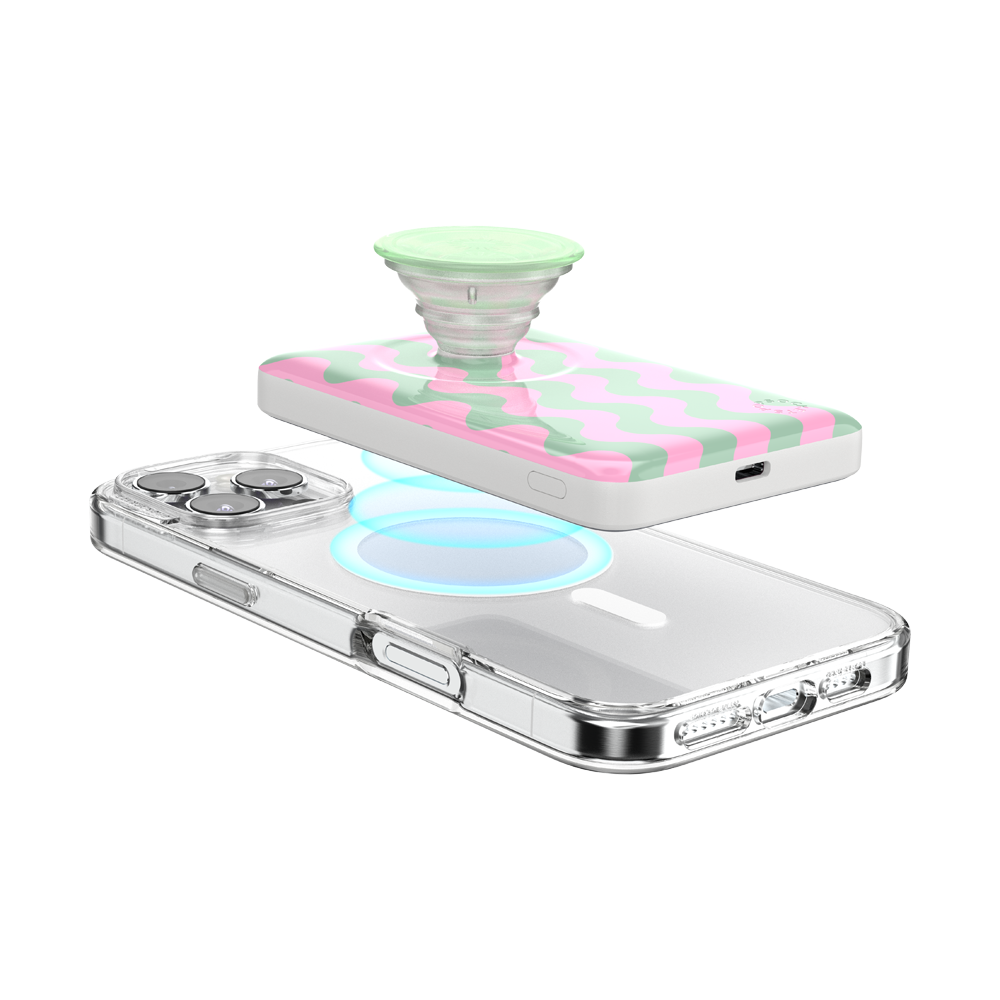 Wavy Flamingo — MagSafe PowerPack - US 02333