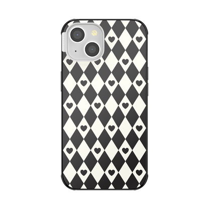 Harlequin Hearts Black  — iPhone 13 MagSafe Case - US 42400