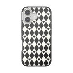Harlequin Hearts Black — iPhone 16 MagSafe Case - US 60078