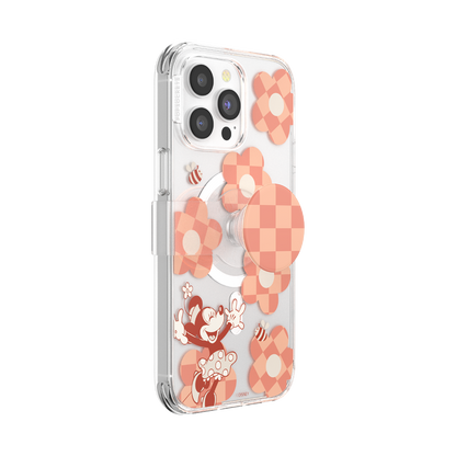 Minnie Checkered Flower  — iPhone 14 Pro Max MagSafe Case - US 39141