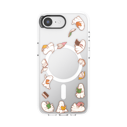 Spooky Book Club Clear  — iPhone 17e/16e MagSafe Case - US 40649