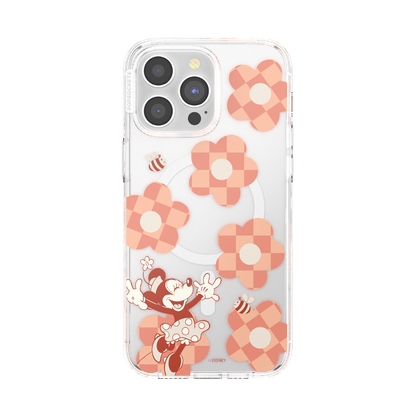 Minnie Checkered Flower — iPhone 15 Pro Max MagSafe Case - US 06486