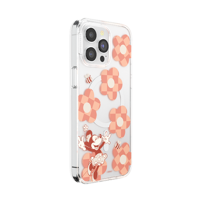 Minnie Checkered Flower — iPhone 15 Pro Max MagSafe Case - US 06486