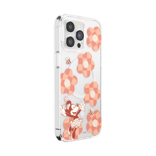Minnie Checkered Flower — iPhone 15 Pro MagSafe Case - US 57862
