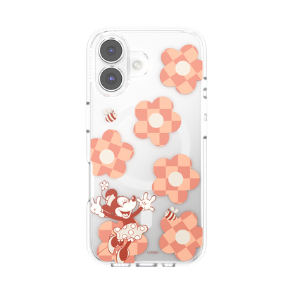 Minnie Checkered Flower — iPhone 16 MagSafe Case - US 98297