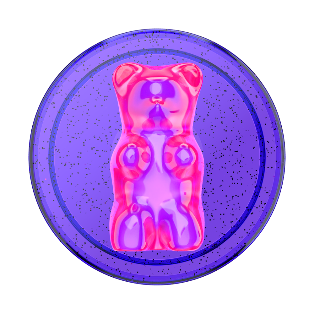Bon Bon Gummy Bear Purple Punch — Adhesive PopGrip - US 72894