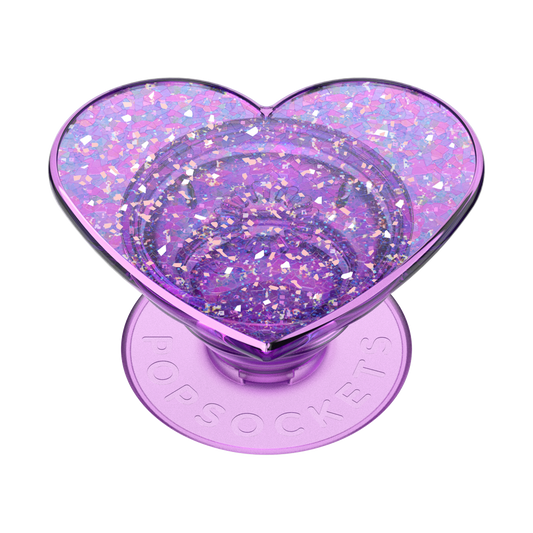 Iridescent Confetti Dreamy Heart — Adhesive PopGrip - US 76399