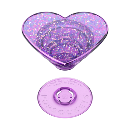 Iridescent Confetti Dreamy Heart — Adhesive PopGrip - US 58379