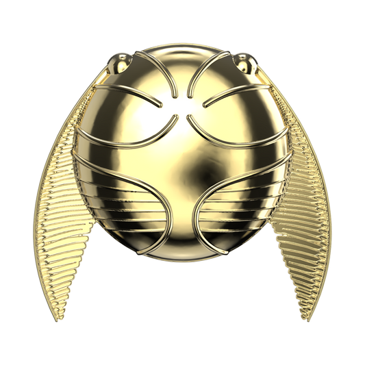 Puffy Enamel Golden Snitch — Adhesive PopGrip - US 91180