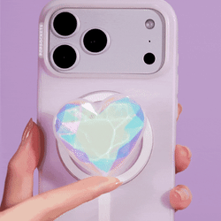 Iridescent Crystal Heart — MagSafe PopGrip - US 20446