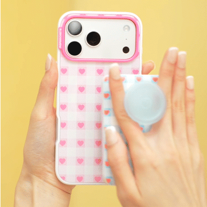 Blush Gingham — iPhone 17 Pro Max MagSafe Case - US 44753