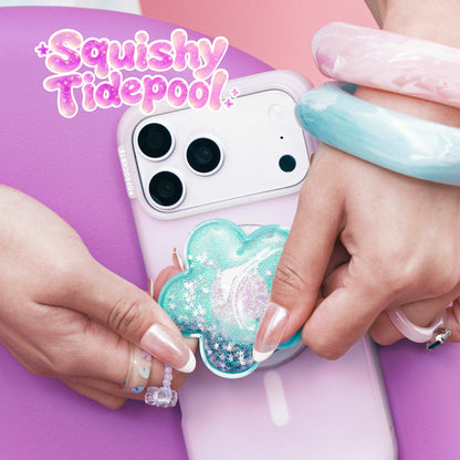 Tidepool Squishy Daisy Turquoise — MagSafe PopGrip - US 21902
