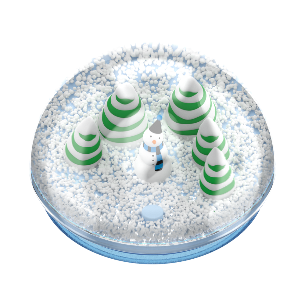 Tidepool Globe Snowland — Adhesive PopGrip - US 13537