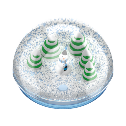Tidepool Globe Snowland — Adhesive PopGrip - US 57328